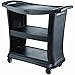 Rubbermaid Commercial Executive Series Utility Cart, Black, FG9T6800BLA