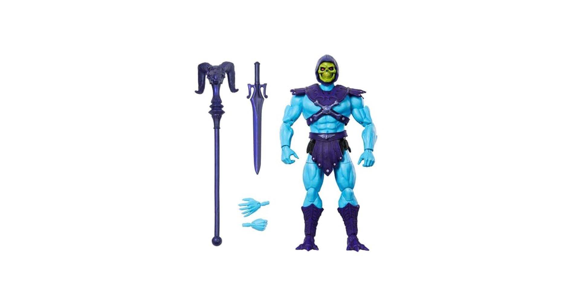 Masters of The Universe ビンテージスケルトンアクションフィギュア スタンダード Amazon.com: Masters of The Universe Vintage Skeletor Action
