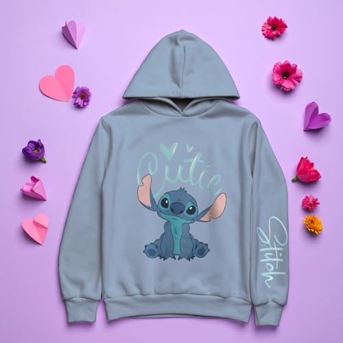 Sweat enfant Disney pull à capuche Stitch Minnie vêtement coton
