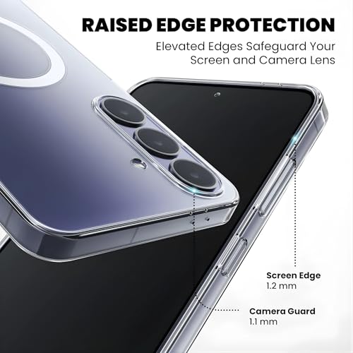Image of Anti-Yellow Clear Case for Samsung Galaxy S26 Plus | UV Shield Technology | Zero-Yellowing Formula | Drop Protection (TPU + Polycarbonate | Crystal Clear)
