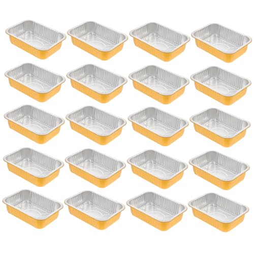 OSOLADY 20St Einweg-Aluminiumfolien Backbleche