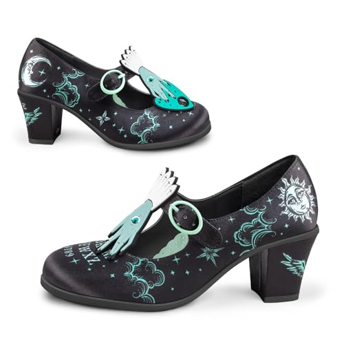 Hot Chocolate Design Chocolaticas Mid Heels Spirit Board Women's Mary Jane Pump Multicoloured HCD 352