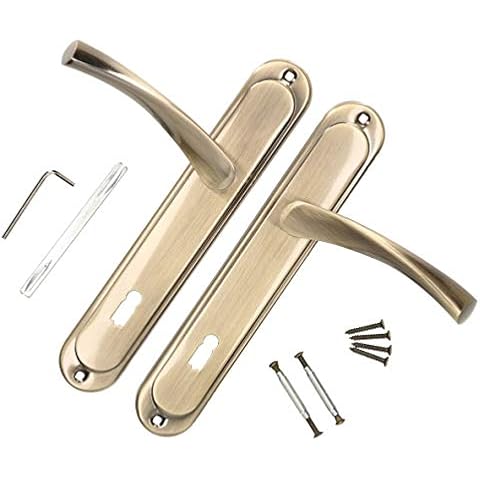 KOTARBAU Door Handle 72 mm BB Door Handle Godmother Door Fitting Door Handle Set Long Plate Door Handle Door Handle Door Fitting Cover