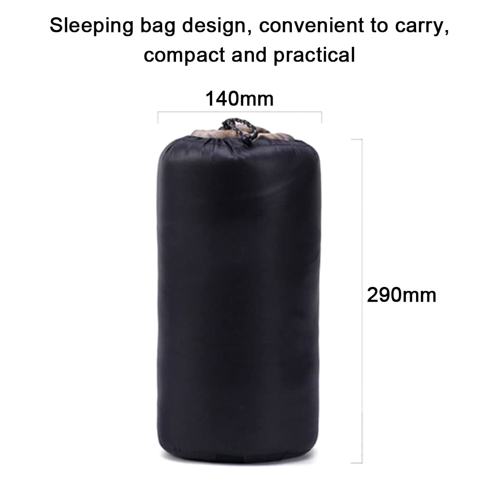 Sacco a pelo in pile di alta qualità, 1,8 m x 0,8 m, con custodia, disponibile in verde scuro, caffè, grigio, blu reale per il massimo comfort e calore