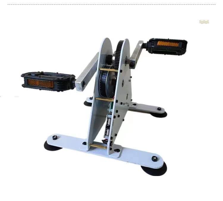 Generic Portable Pedal Generator Rehabilitation Training Device Spinning USB Output DIY Fitness Geared Foot-Operated Generator - ( Color: Upgrade Version50w )
