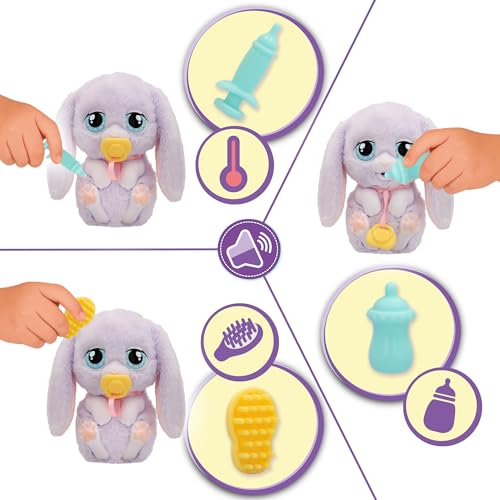 Miniatura 4 de Baby Paws Just Born Conejito Mascotas Interactivas Mascota Con Un Transportín Electrónico Con Muchas Funciones A Partir De 3 Años