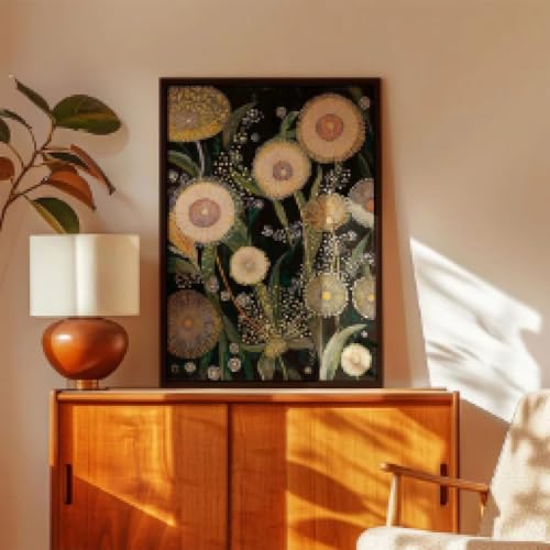 Impression toile pissenlit style Kusama pour une ambiance zen - 4