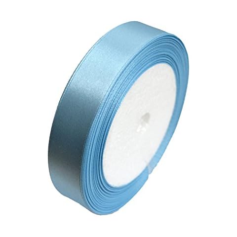 GCS Satin ribbon 20mm Light Blue - 25 yards / 23 meters roll Cover