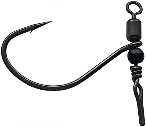 Gamakatsu 352212 G Finesse Swivel Drop Shot Fishing Hook with Nano Smooth Coat (1 Pack), Size 2/0