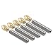 PChero 5pcs 30MM Length Extruder 1.75mm Tube and 5pcs 0.4mm Brass Extruder Nozzle Print Heads for Anet A8 and MK8 Makerbot Reprap 3D Printers
