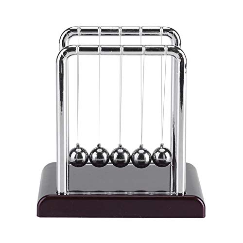 Boquite Newton's Cradle Steel Balls, Physics Science Newton's Pendulum, Desk Pendulum, Pendulum Balls Physics Science Pendulum Gift