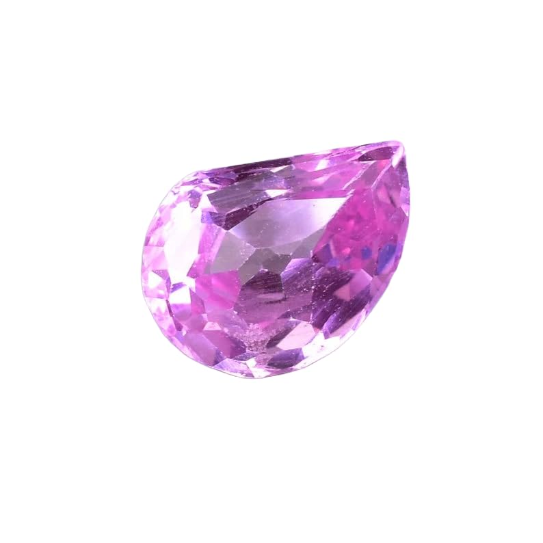 Morganite naturelle à facettes 19 x 14 mm, gemme poire pour haute joaillerie