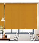 [カーテンくれない] 日本製 195サイズ 遮光 防炎 ロールスクリーン 大人カジュアル「Bitter ROLL」ビターロール 色:ビターオレンジ サイズ:(幅)30cm×(丈)60cm