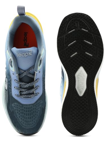 Image of Liberty Leap7x RWM 02 Sports Lacing Running Shoes for Men with EVA Sole| Suitable for Walking Gym and Jogging | Comfortable Outsole | Lightweight Durable and Cushioned Footbed