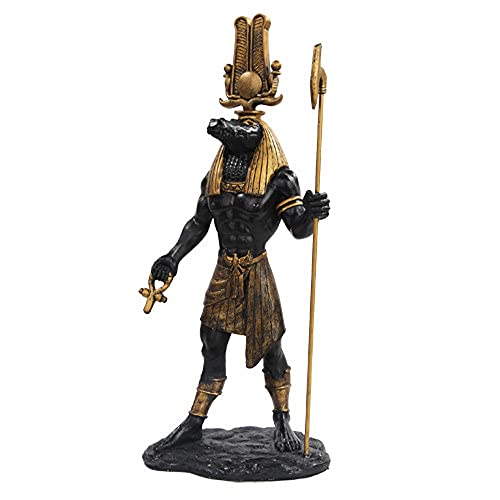 Figura de Resina Sobek Dios Mitológico Egipcio 11 pulgadas miniatura 1