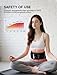 Medisana 3-in-1 Red Light Therapy Belt, Cordless & Portable Infrared Red Light Therapy for Body with Red Light/Pulse/Heat/Vibration - 660nm/850nm for Back Pain Relief (Small)