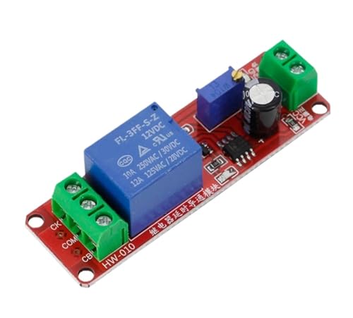 Module relais de temporisation NE555 12V réglable 0-10s pour interrupteur