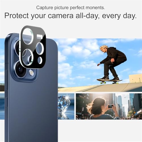 Image of 4youquality Back Camera Lens Protector Compatible with Oppo Reno 15 (1 Pack) | 9H Tempered Glass Camera Guard | Military-Grade Anti Scratch Protection | Ultra Clear HD Lens Film | Bubble-Free Easy Installation | Case Friendly