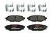 TRW TPC1114 Premium Ceramic Rear Disc Brake Pad Set