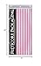 Flexicore Packaging Hot Pink Pin Stripe Print Gift Wrap Tissue Paper Size: 15 Inch X 20 Inch | Count: 10 Sheets | Color: Hot Pink Pin Stripe