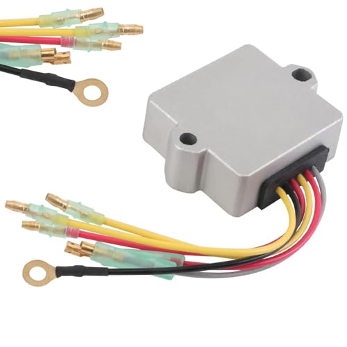 Replace 815279T YINNCKE Voltage Regulator Rectifier Fits For Mercury Marine Outboard 6 Wire 40 50 55 60 75 90 100 115 125 135 150 175 200 250 275 HP 883072 883072T 854514 856748 817411 830179T