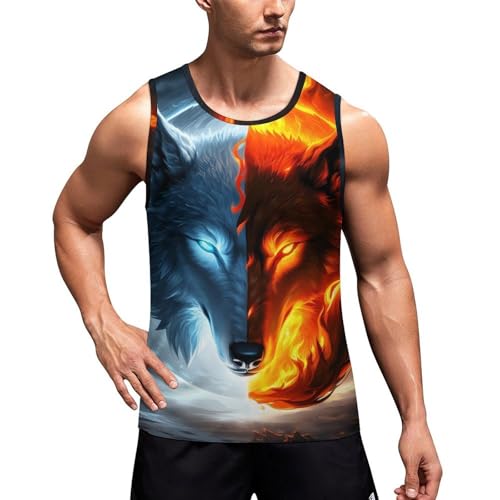 Supdreamc Essential Vest Undershirts for Men Boys Teens Adult, Casual Athletic Sweat Shirt