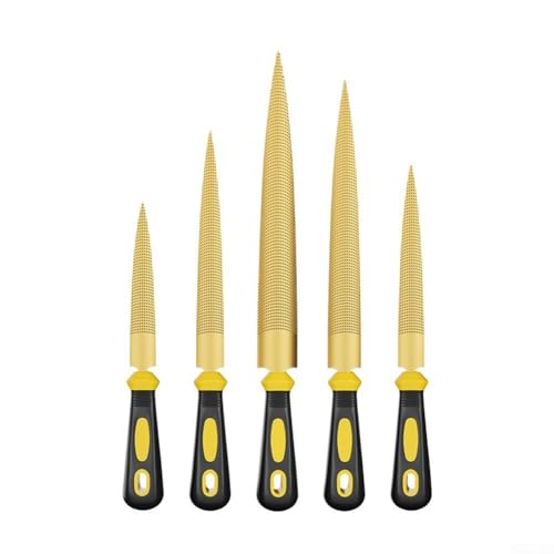 Lima de carpintería de acero al carbono con superficies planas y semicirculares de doble cara para un manejo seguro y un archivado de madera eficaz (1)