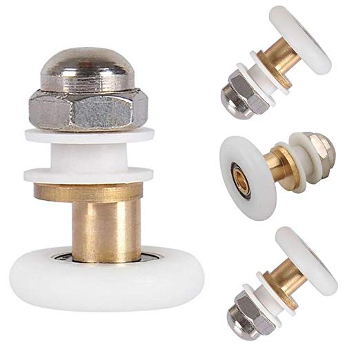GatherTOOL 1PC Roller Shower Rooms Cabins Pulley Shower Room Roller/Runners/Wheels/Pulleys Diameter 25MM/27MM (Size : 27mm, Color : 1PC)