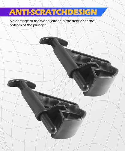 Image of SCUARI 2PCS Car Tire Bead Clamps,Car Accessories Tire Mounting Tools,Tire Changer Tool,Nylon Tire Bead Clamp Drop Center Tool,Universal Wheel Changing Helper,Fit for Most Wheels and Tires