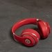 WC Wicked Cushions Replacement Ear Pads for Beats Studio 2 & 3 (B0501, B0500) Wired & Wireless | Does NOT Fit Beats Solo | Softer PU Leather, Enhanced Foam & Stronger Adhesive | Red