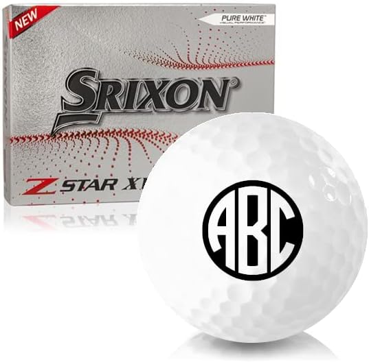Srixon Z-Star XV 7 Monogram Personalized Golf Balls