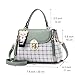 Xiaoyu Small Purses and Handbags for Women Fashion Crossbody Bag Lightweight Shoulder Bag Plaid Pattern Satchel (Green)