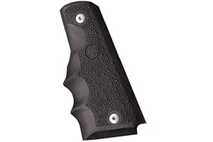Hogue Wraparound Rubber Grips with Finger Grooves for Colt 1911 .45 and 9mm Pistols