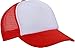 Produktbild Myrtle Beach Trendiges 5 Panel Mesh Hip Hop Cap MB070, Farbe:White/Grenadine;Größe:One Size