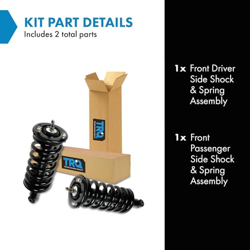 Image of TRQ Strut & Spring Assembly Front LH RH Pair Set for Nissan Armada Titan QX45