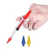 ETTSNU 10mL Ear Syringes for Removing Ear Wax, Ear Cleaning Water Irrigation Kits with 3 Penta-St...