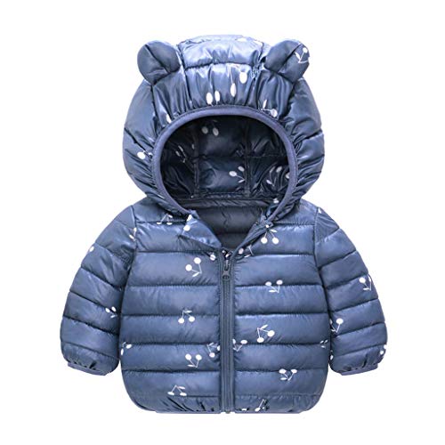 Winter Coats for Kids with Hoods (Padded) Light Puffer Jacket for Baby Boys Girls, Infants, Toddlers