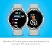 Garmin Venu 3S Silver Stainless Steel Bezel 1.2-Inch AMOLED Touchscreen Display Smart Watch with 41mm Sage Gray Case and Silicone Band