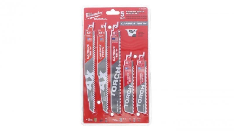Milwaukee 4922206 - Hoja de sierra sable (5 unidades)