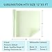 HTVRONT Sublimation HTV for Dark Fabric/Light Fabric - Glossy Sublimation Vinyl 12