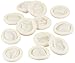Bertech - FC-N-S Nitrile ESD Anti-Static Finger Cots, Powder-Free, 4 Mil Thick, Small, White (Pack of 720)
