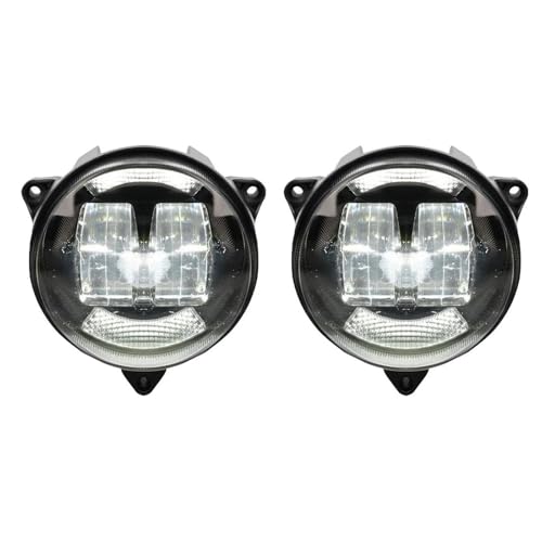 Phare LED H4 pour Can-Am Outlander 2012-2022 avec anneau DRL halo blanc