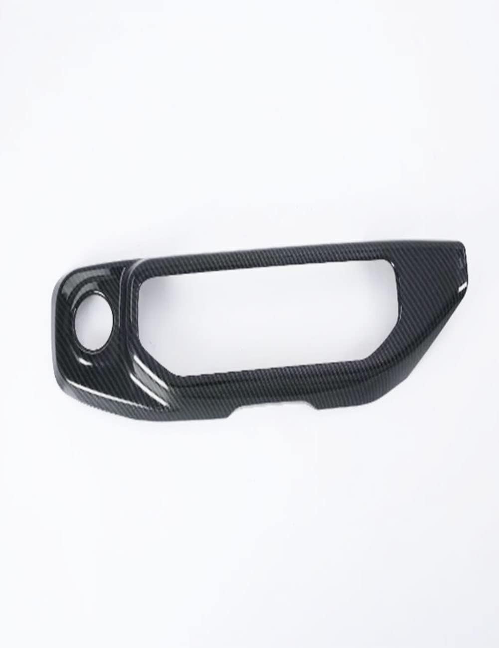 Car Interior trim strip Modified Carbon fiber Trim strip For wrangler 2018-2019-2020-2021-2022 (1 Handbrake decorative frame Carbon fiber)