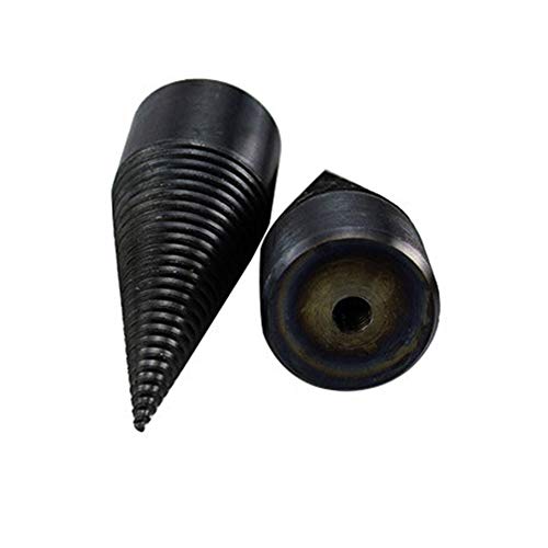 Splitting Wood Cone Drill Bit|Wood Splitter Screw Cones Log Wood Auger Splitter|Wood Breaker Tool|Kindling Firewood Splitter Reamer Punch Driver Drill for Household Use 42mm/1.65inch