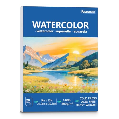 Pacocoast Watercolor Paper Pad, 9