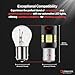 Nakamichi 1157 7528 P21/5W BAY15D Car LED Bulb Super Bright 30-SMD 3020 Chip with Canbus Error-Free 12,000 RPM Fan for Brake Turn Signal Indicator Parking Tail Light (Xenon White, 30 LEDs, Pack of 2)