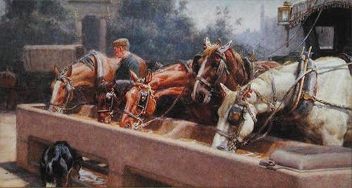 Affiche Charles Dollman art décoratif imprimé sur toile de bureau 60x90cm