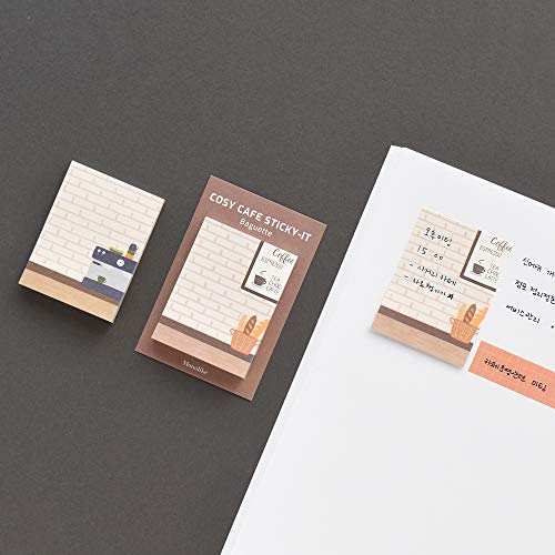 Sticky-it Monolike COSY CAFE repositionnable pour carnet de notes