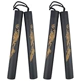 Otbushit Nunchucks en Mousse pour Enfants, 2 pièces, Nunchucks en Mousse légers, bâtons d'arts Martiaux pour Enfants et débutants, Pratique et entraînement