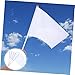 LAPYAPPE Flag Set 20pcs White Flags Hand-cranked Action for Racing Enthusiasts Sports Fans